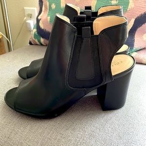 NWOT Cole Haan Women’s Peep Toe Leather Bootie